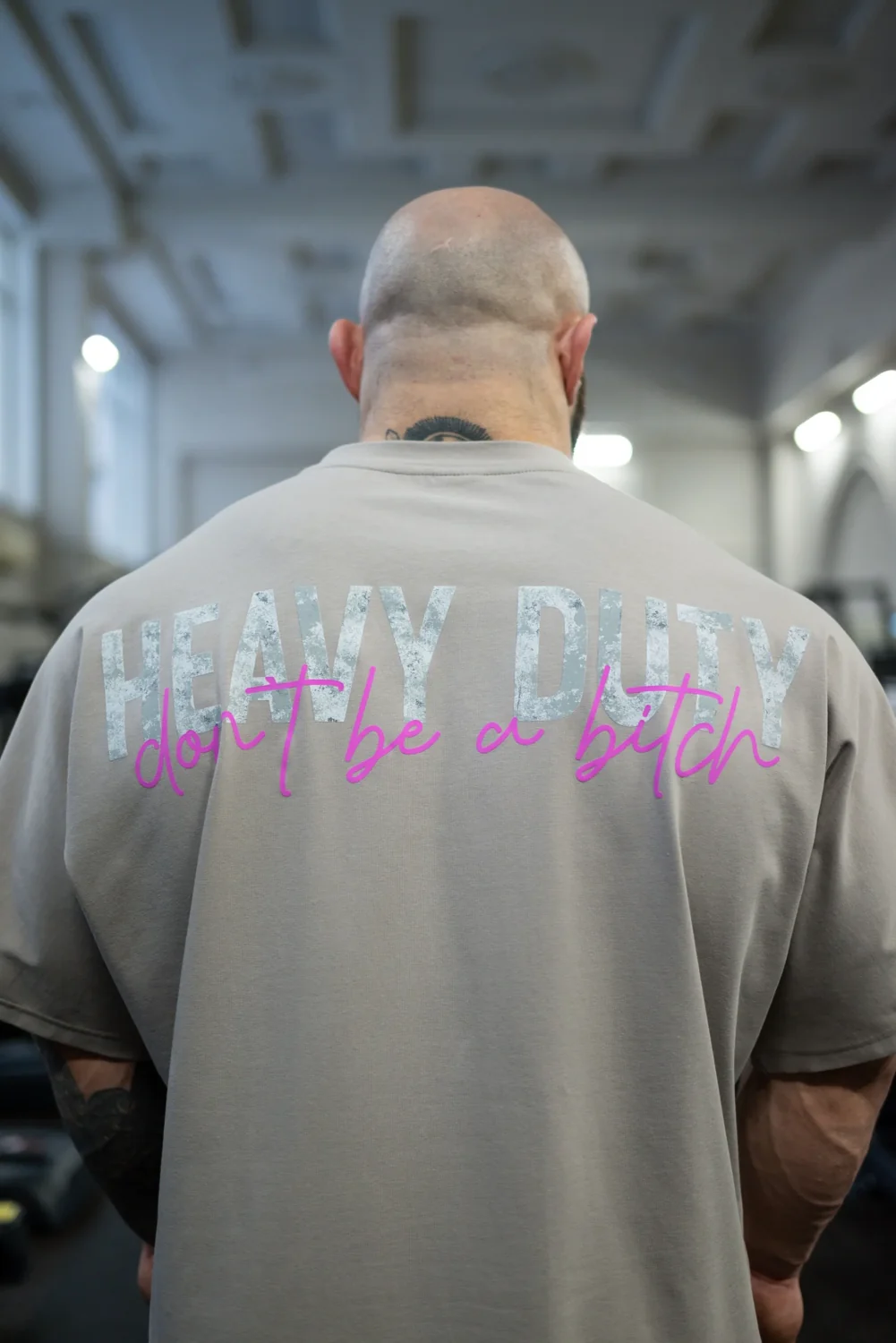 MD Футболка Heavy duty — Серо-бежевый